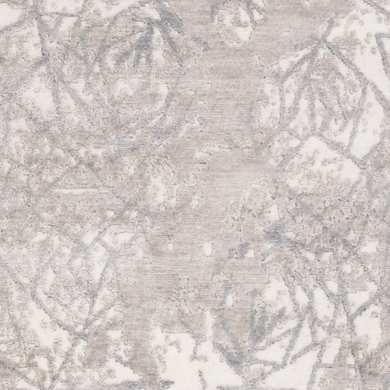 Tapis design - 206 x 154 cm - argent