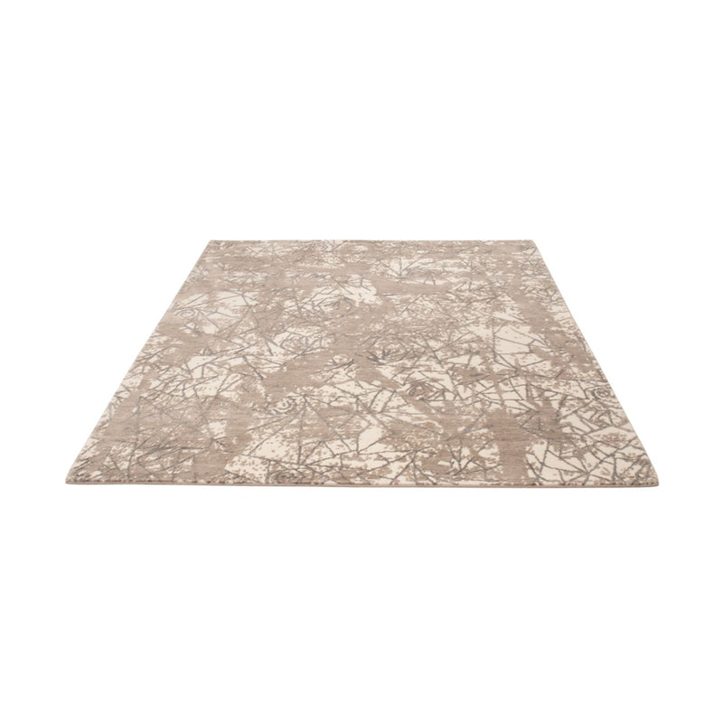 Tapis design - 206 x 154 cm - argent