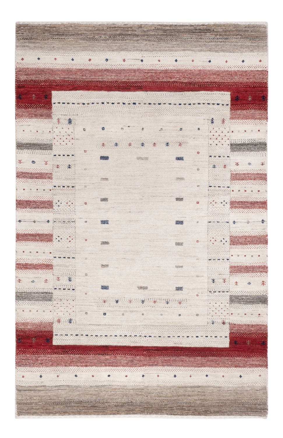 Tapis Gabbeh - Loribaft Indus - 184 x 124 cm - multicolore