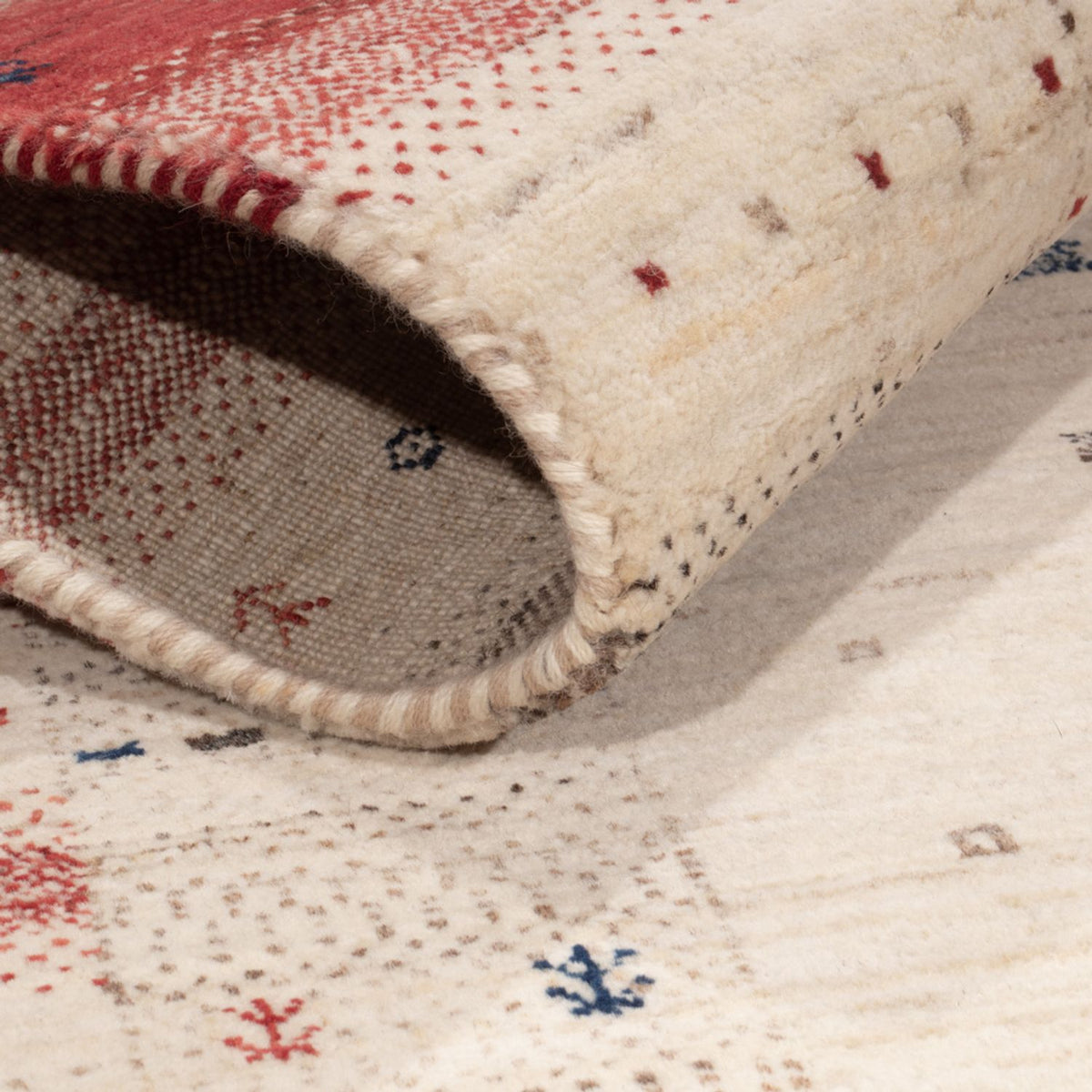 Tapis Gabbeh - Loribaft Indus - 184 x 124 cm - multicolore