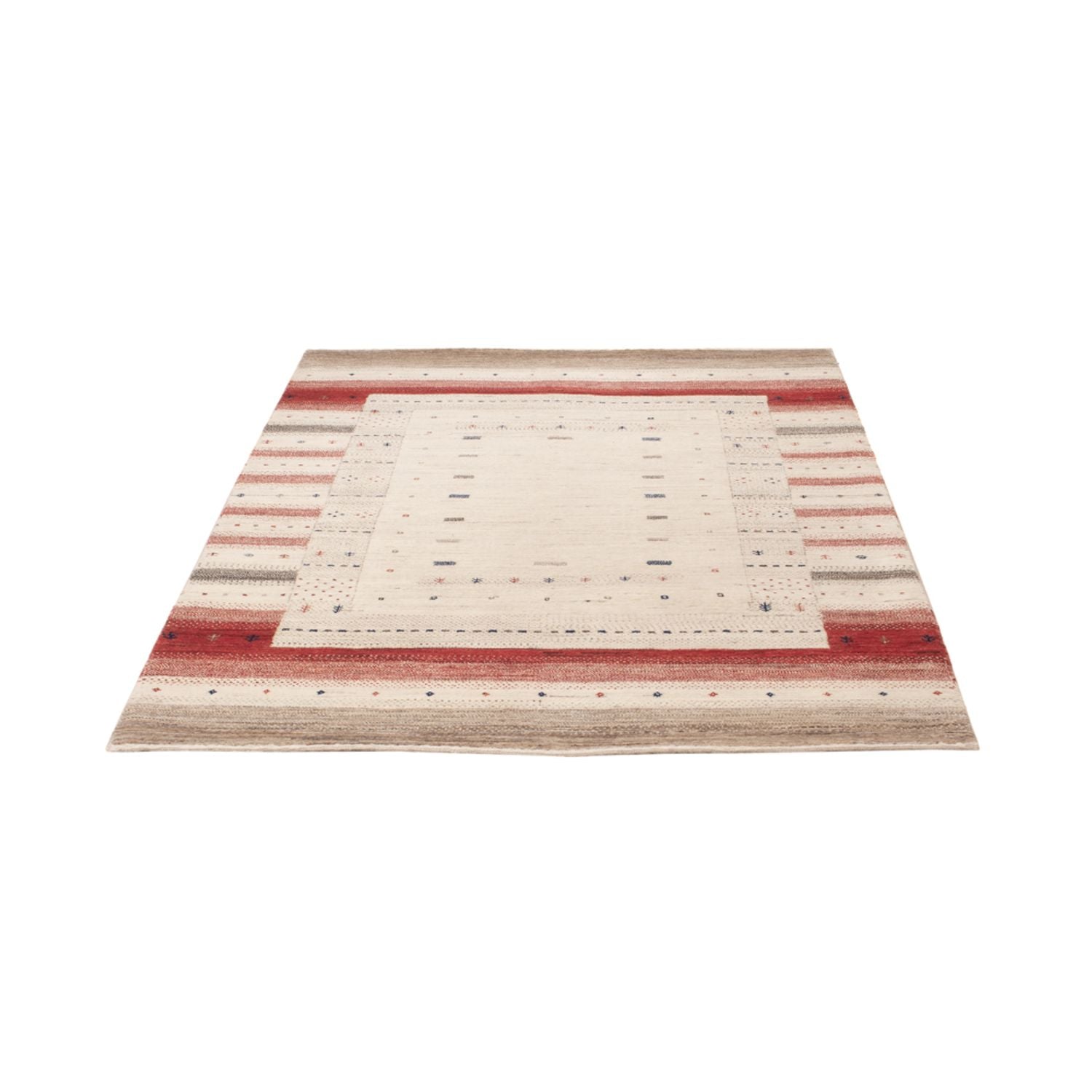 Tapis Gabbeh - Loribaft Indus - 184 x 124 cm - multicolore