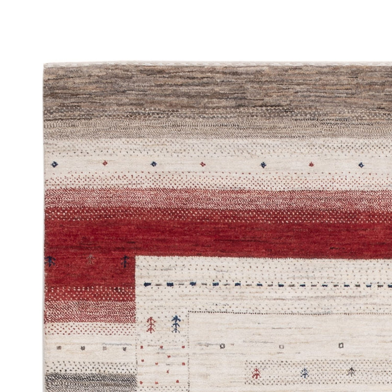 Tapis Gabbeh - Loribaft Indus - 207 x 153 cm - multicolore