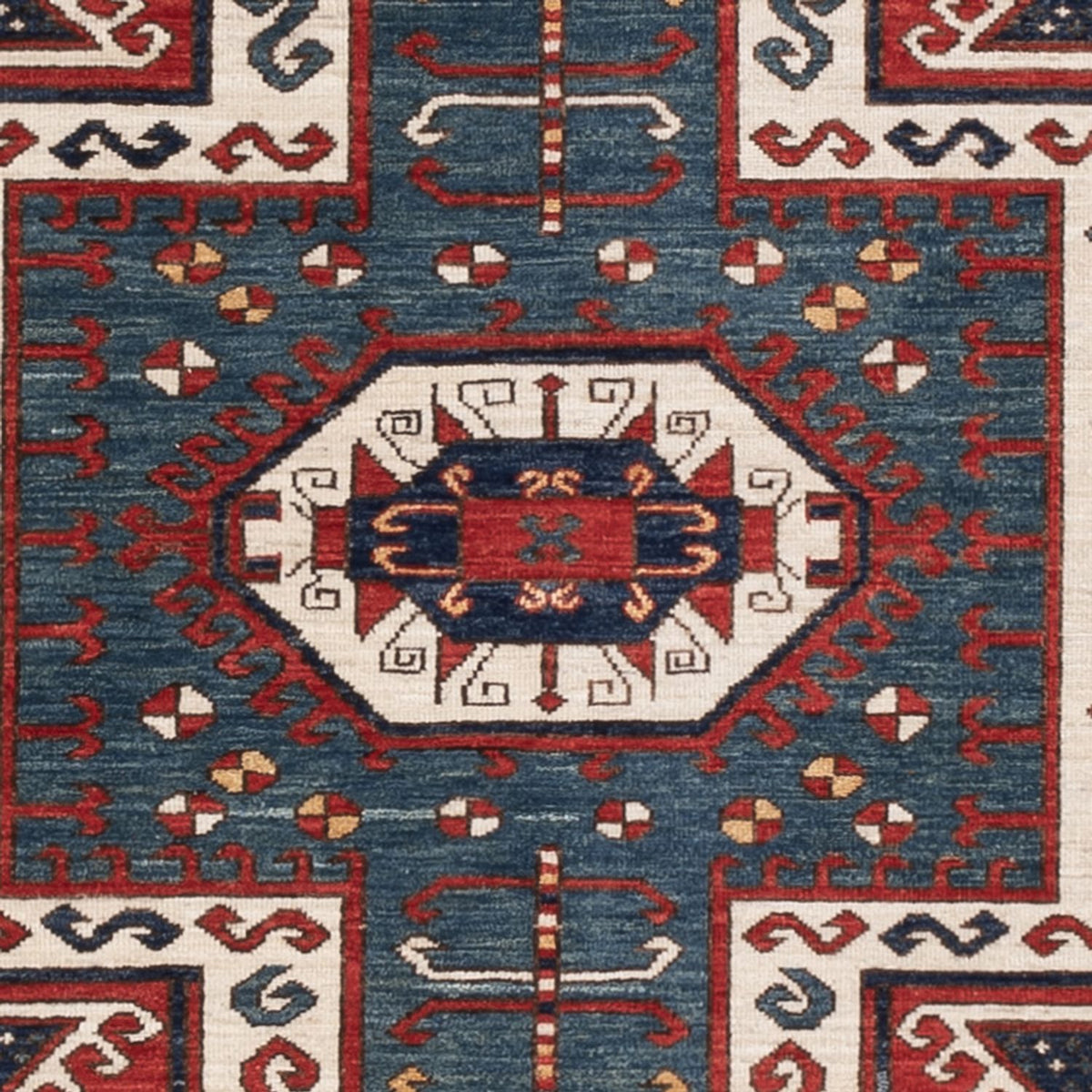 Tapis Ziegler - Kazak - 198 x 146 cm - multicolore