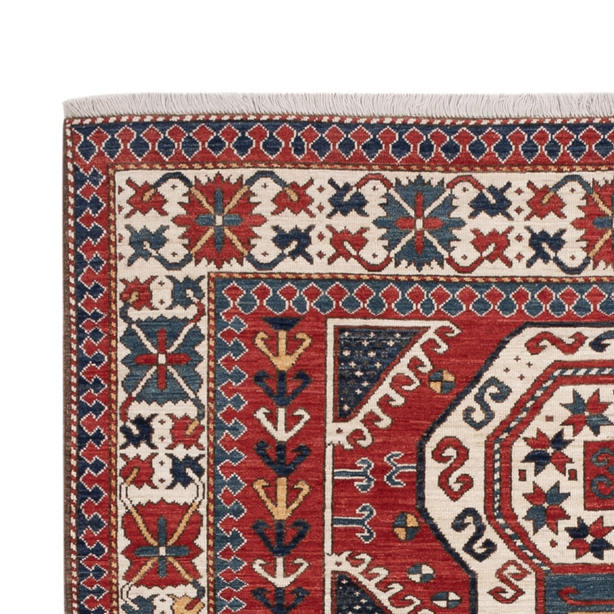 Tapis Ziegler - Kazak - 198 x 146 cm - multicolore