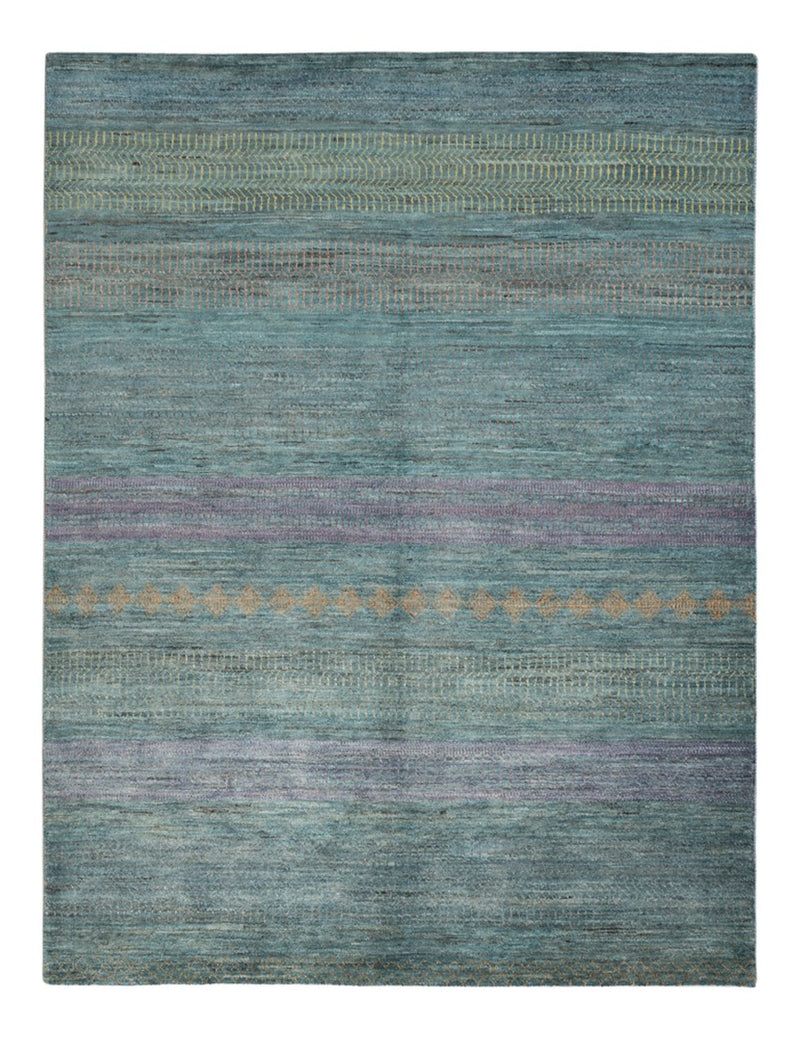 Tapis design - 196 x 152 cm - vert foncé