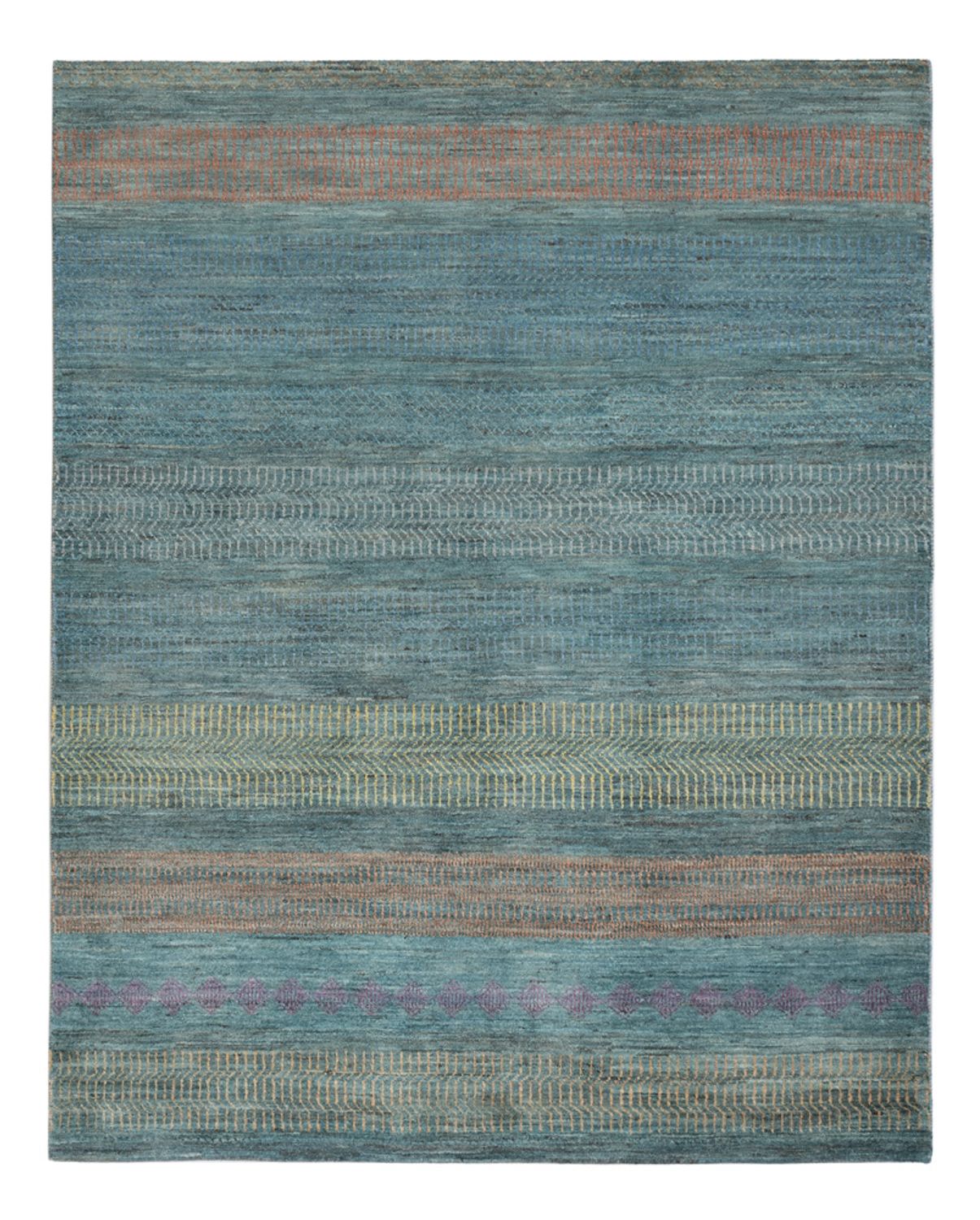 Tapis design - 195 x 154 cm - vert foncé