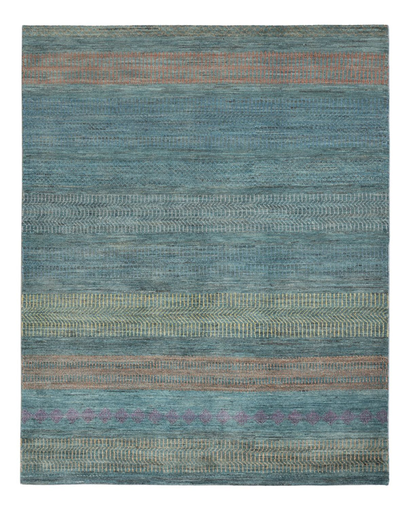 Tapis design - 195 x 154 cm - vert foncé