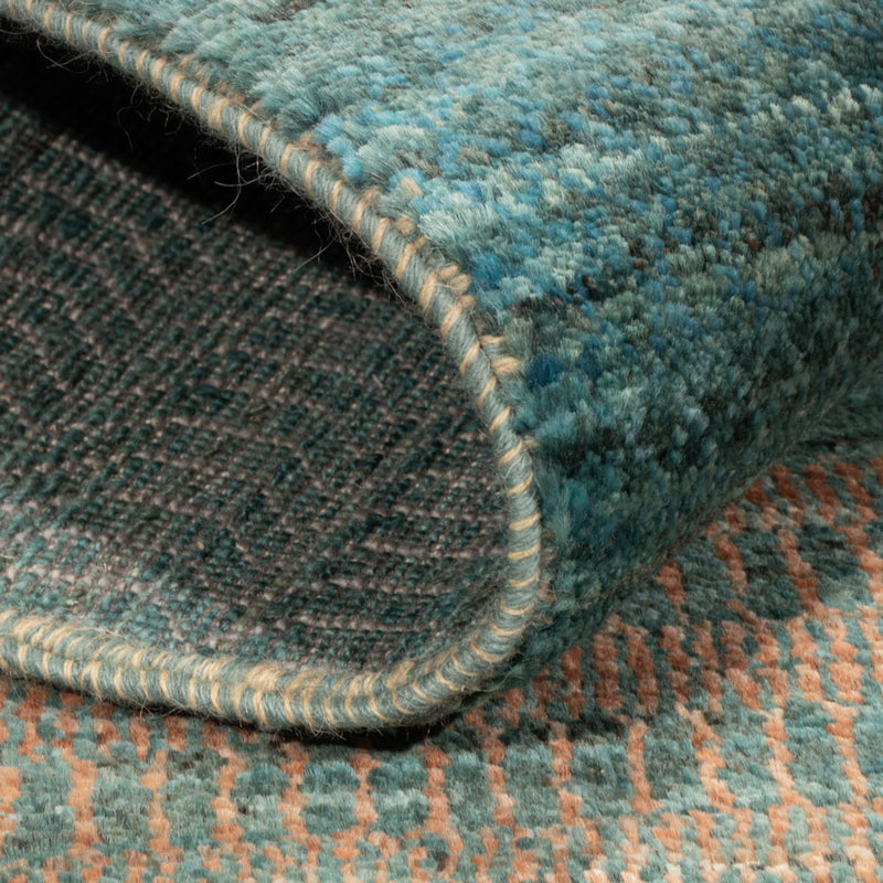 Tapis design - 195 x 154 cm - vert foncé
