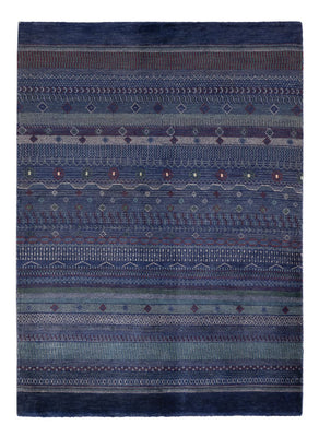 Tapis Gabbeh - Persan - 191 x 140 cm - bleu foncé