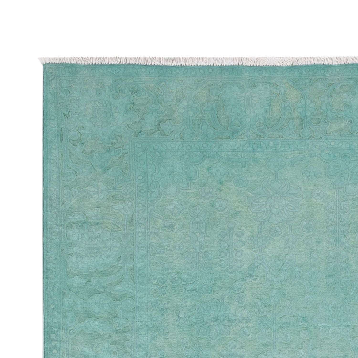 Tapis design - 196 x 156 cm - turquoise