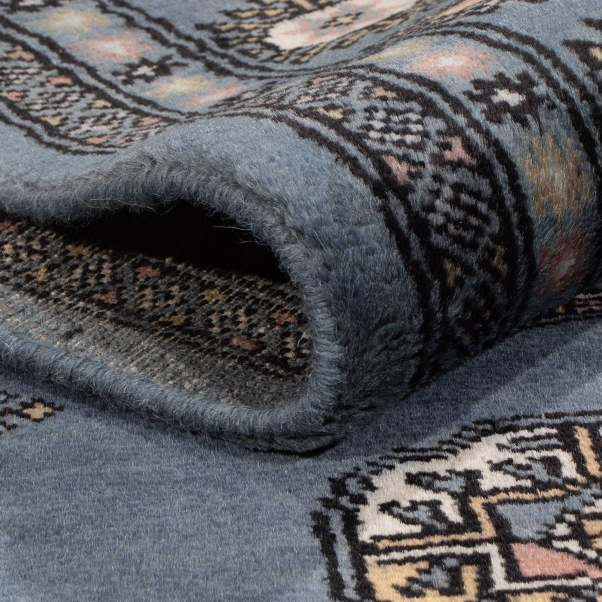 Tapis Pakistani - 198 x 140 cm - bleu