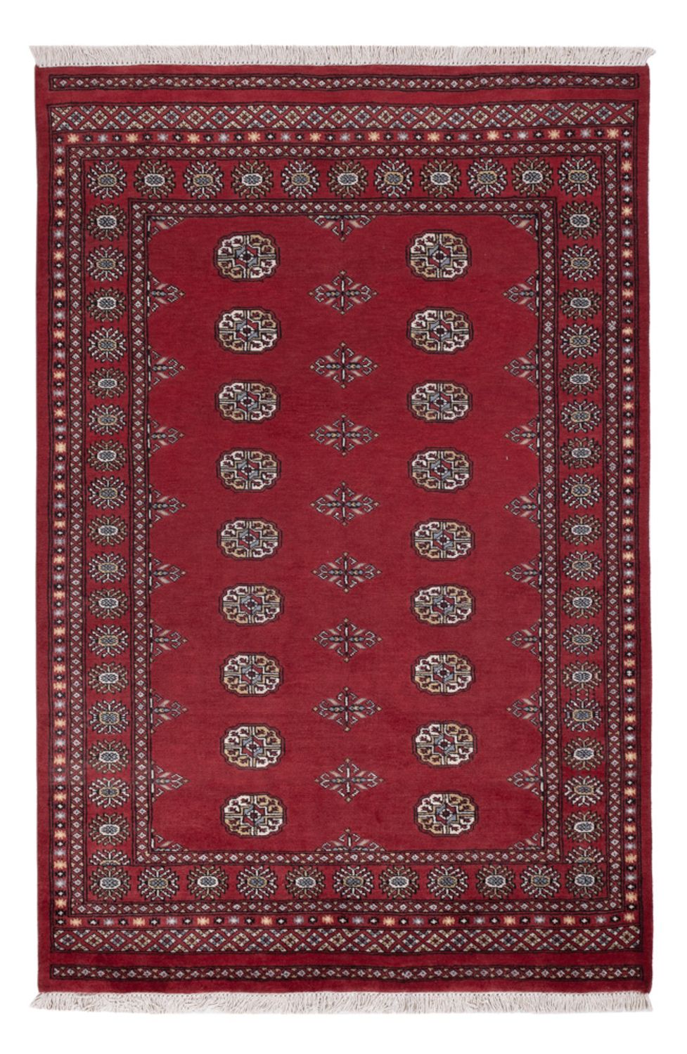 Tapis Pakistani - 213 x 139 cm - rouge
