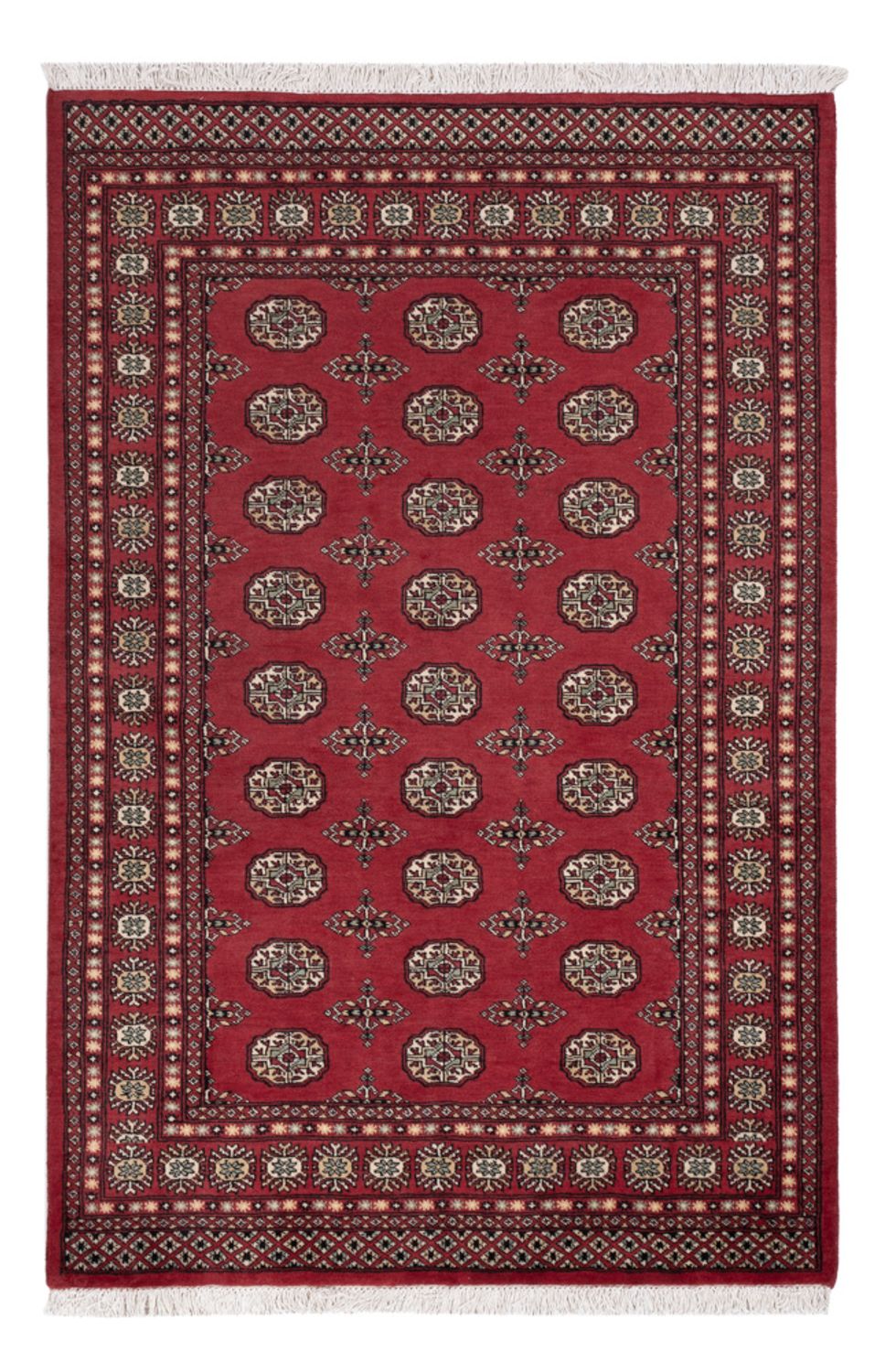Tapis Pakistani - 210 x 139 cm - rouge