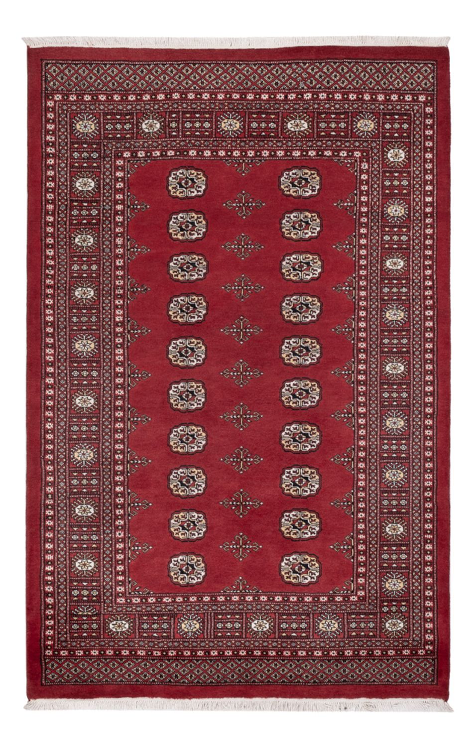 Tapis Pakistani - 216 x 139 cm - rouge