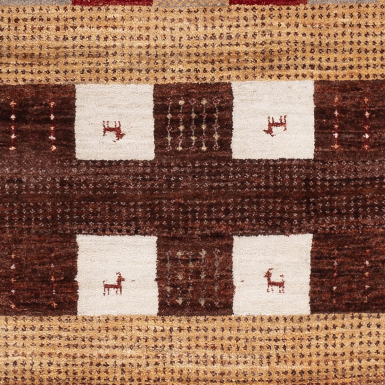 Tapis Gabbeh - Loribaft Indus - 204 x 143 cm - multicolore