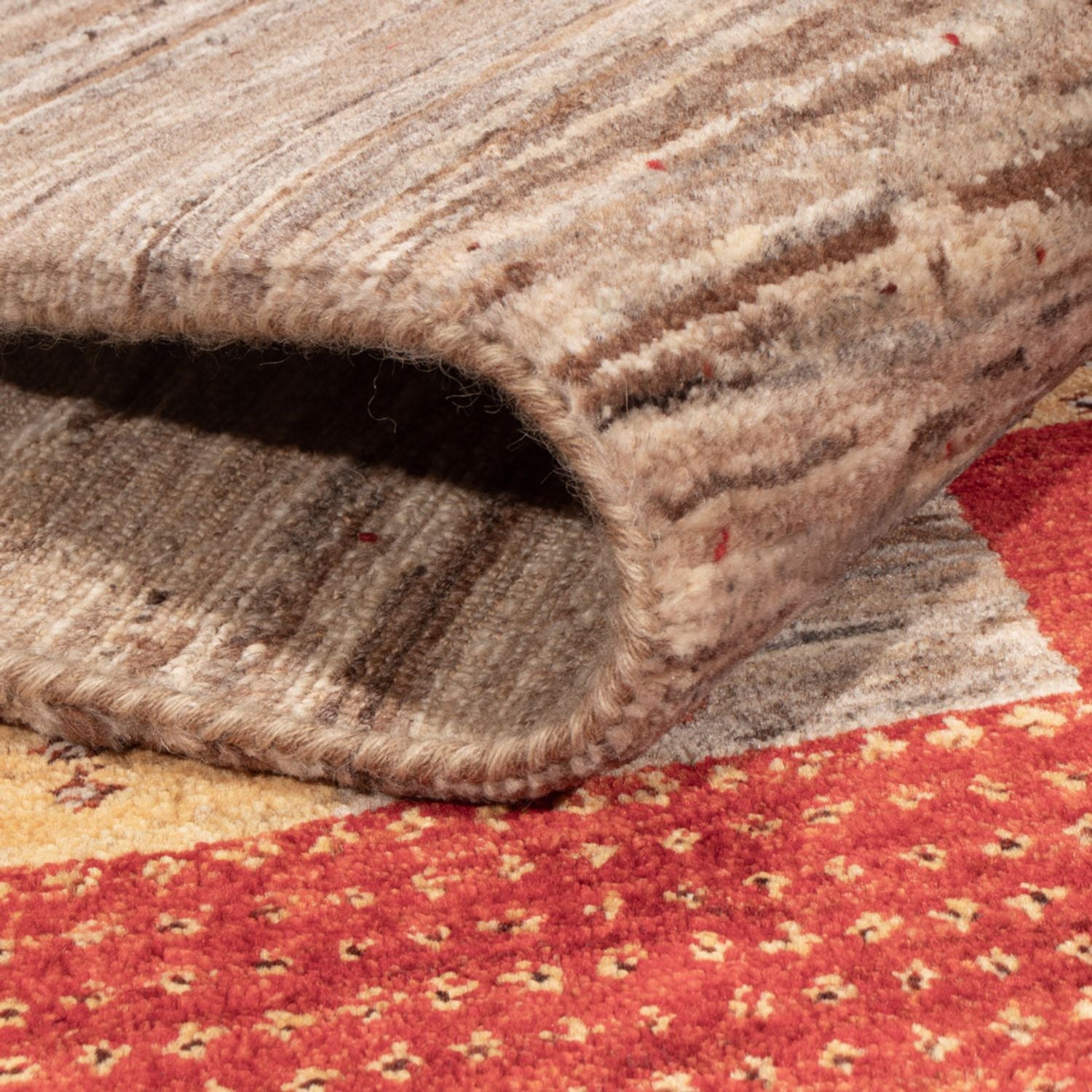 Tapis Gabbeh - Loribaft Indus - 209 x 152 cm - multicolore
