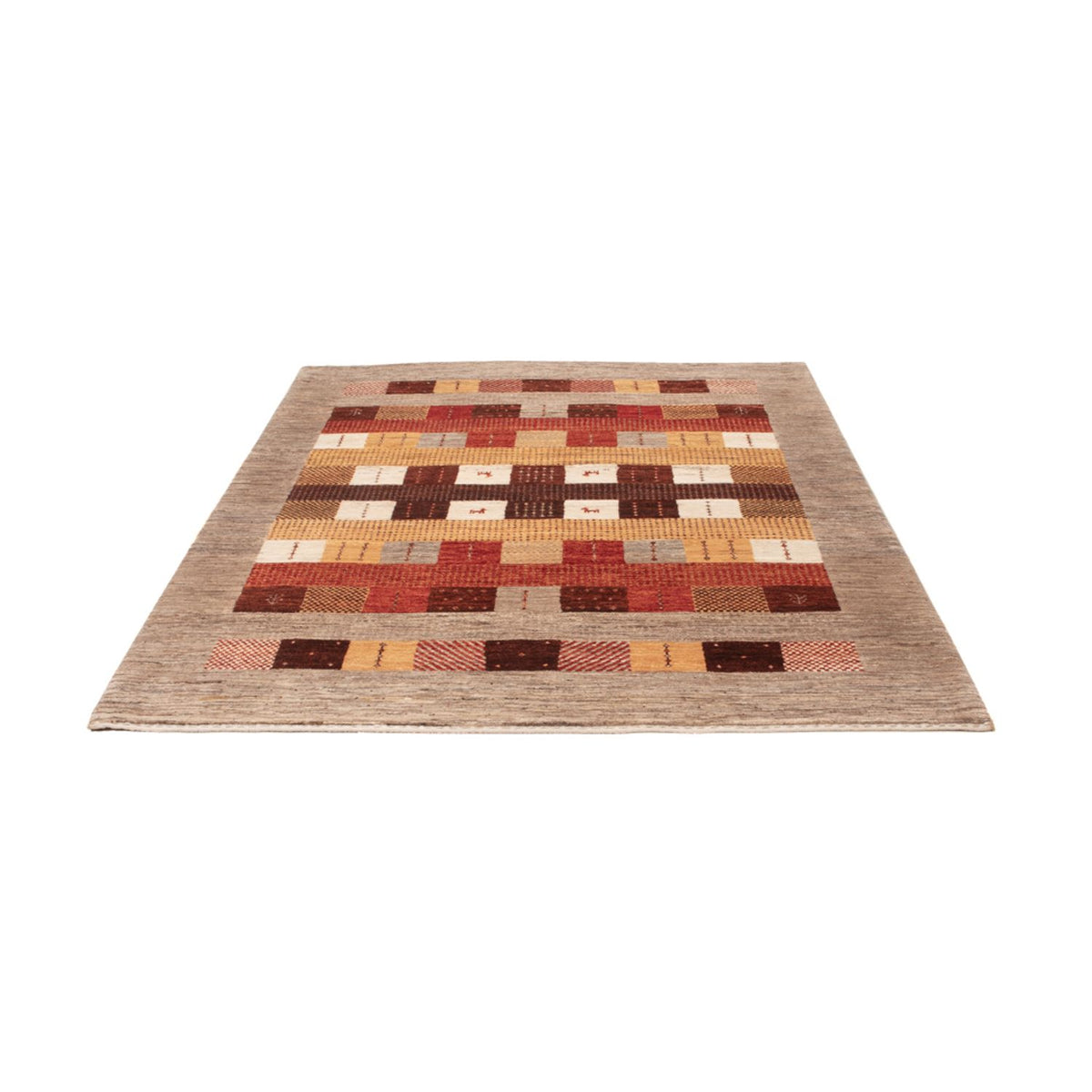 Tapis Gabbeh - Loribaft Indus - 205 x 150 cm - multicolore