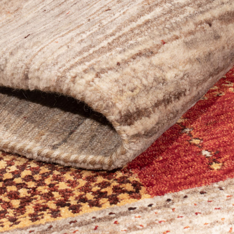 Tapis Gabbeh - Loribaft Indus - 205 x 144 cm - multicolore