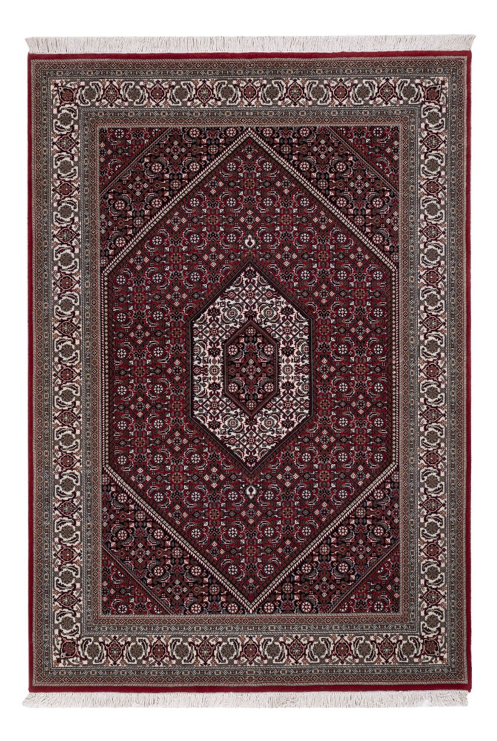 Tapis oriental - Bidjar - Indus - 200 x 142 cm - marron foncé
