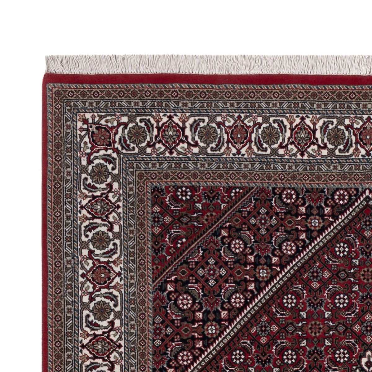 Tapis oriental - Bidjar - Indus - 201 x 142 cm - marron foncé