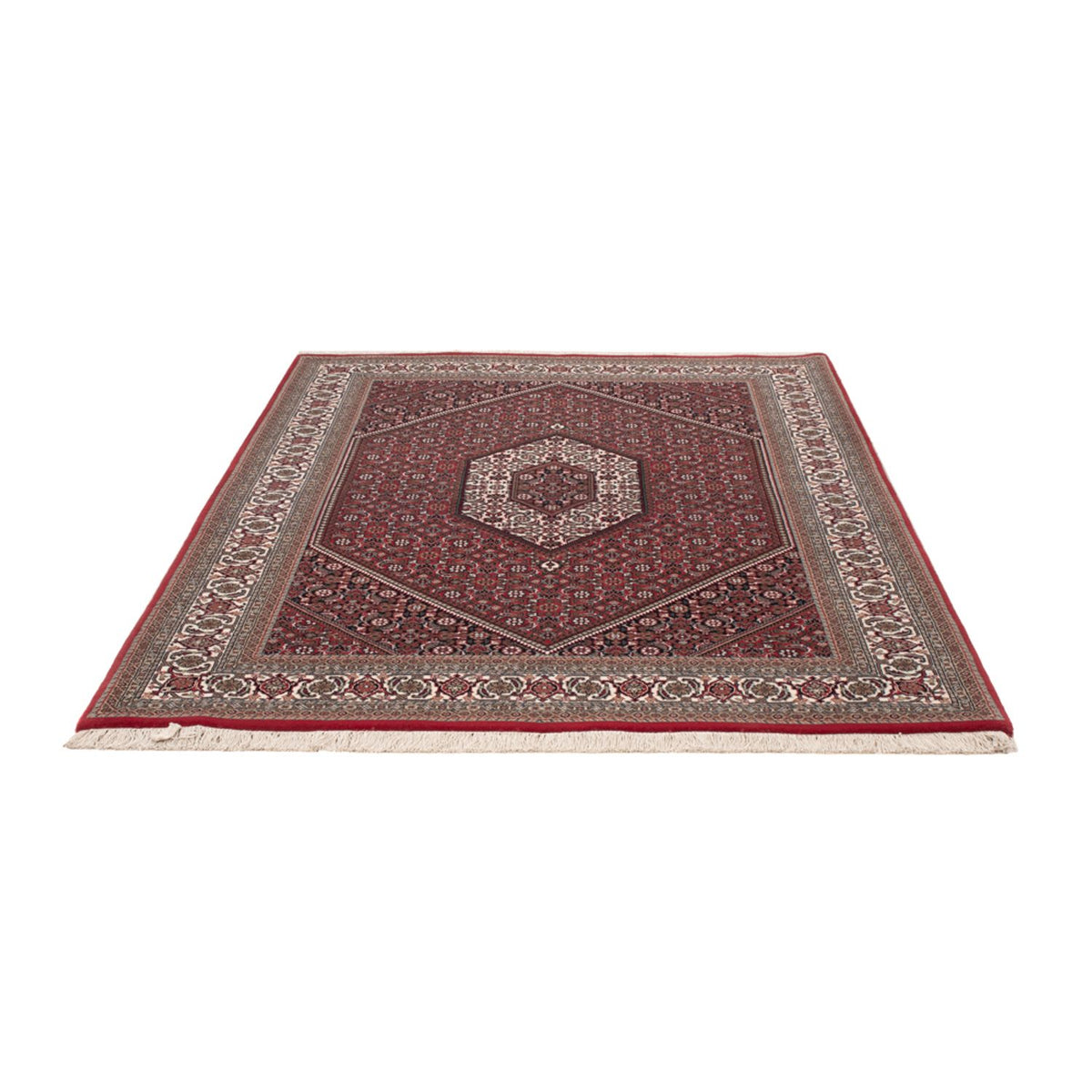 Tapis oriental - Bidjar - Indus - 201 x 142 cm - marron foncé