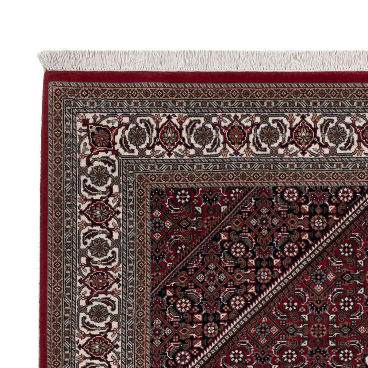 Tapis oriental - Bidjar - Indus - 204 x 145 cm - marron foncé