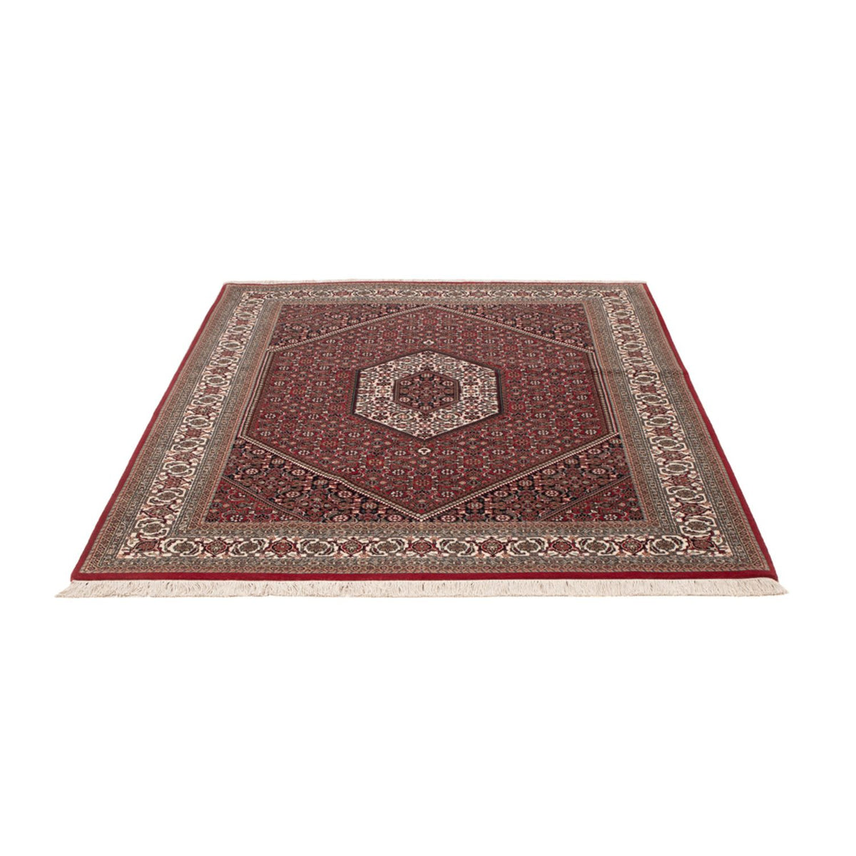 Tapis oriental - Bidjar - Indus - 204 x 145 cm - marron foncé