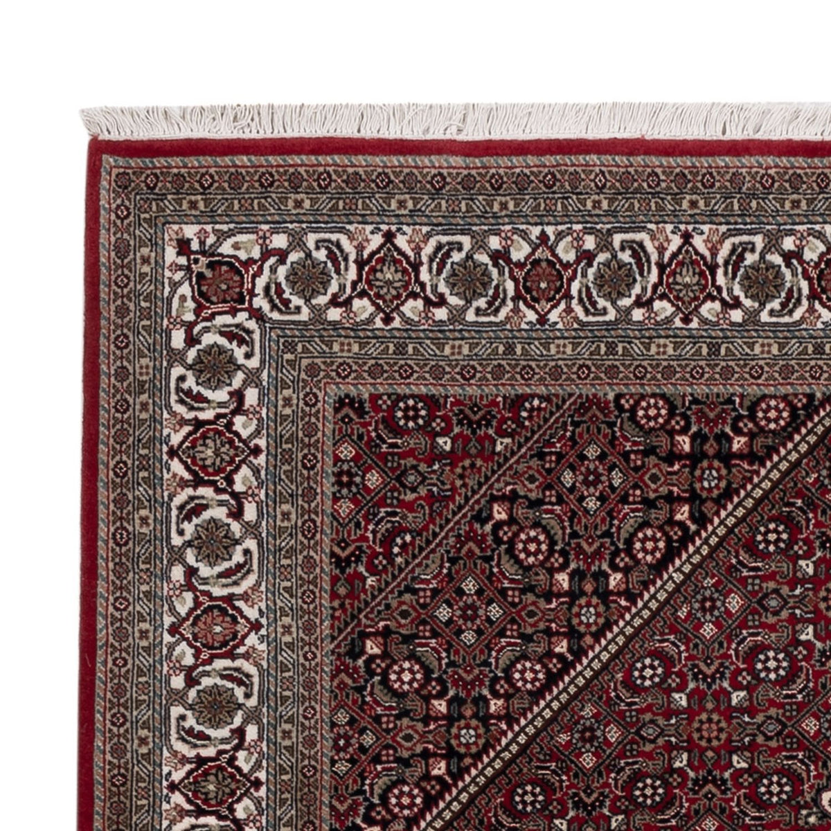Tapis oriental - Bidjar - Indus - 202 x 138 cm - marron foncé