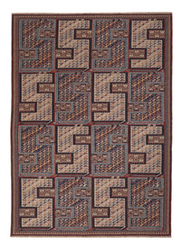 Tapis Kelim - Oriental - Soumak - 216 x 152 cm - beige foncé