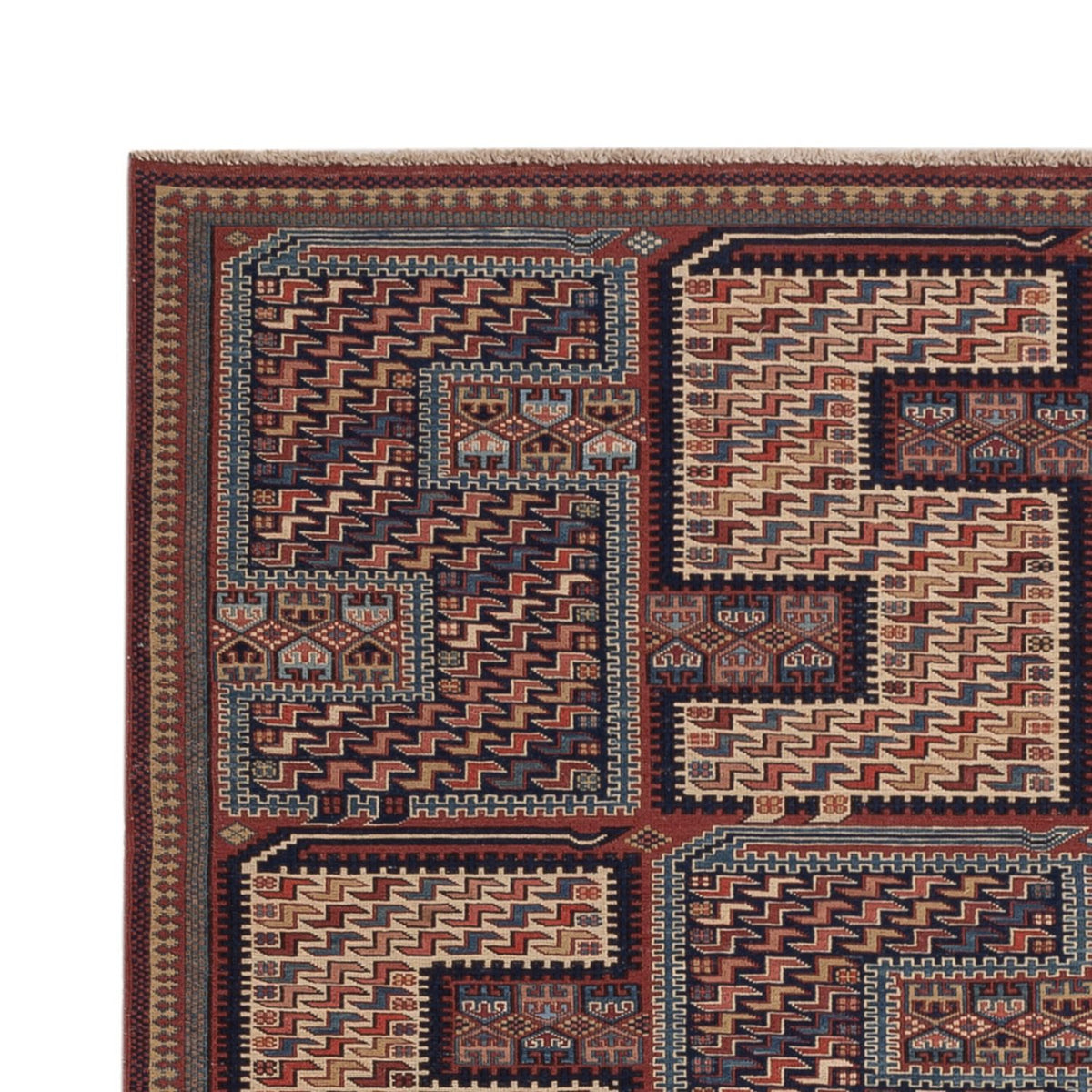 Kilim afghan Tapis 165x207cm