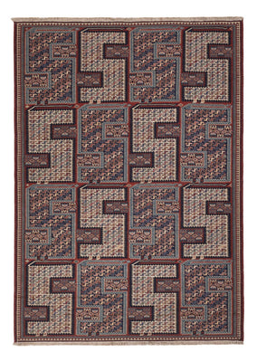 Tapis Kelim - Oriental - Soumak - 223 x 156 cm - beige foncé