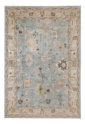 Tapis Ziegler - Usak - 296 x 200 cm - bleu clair