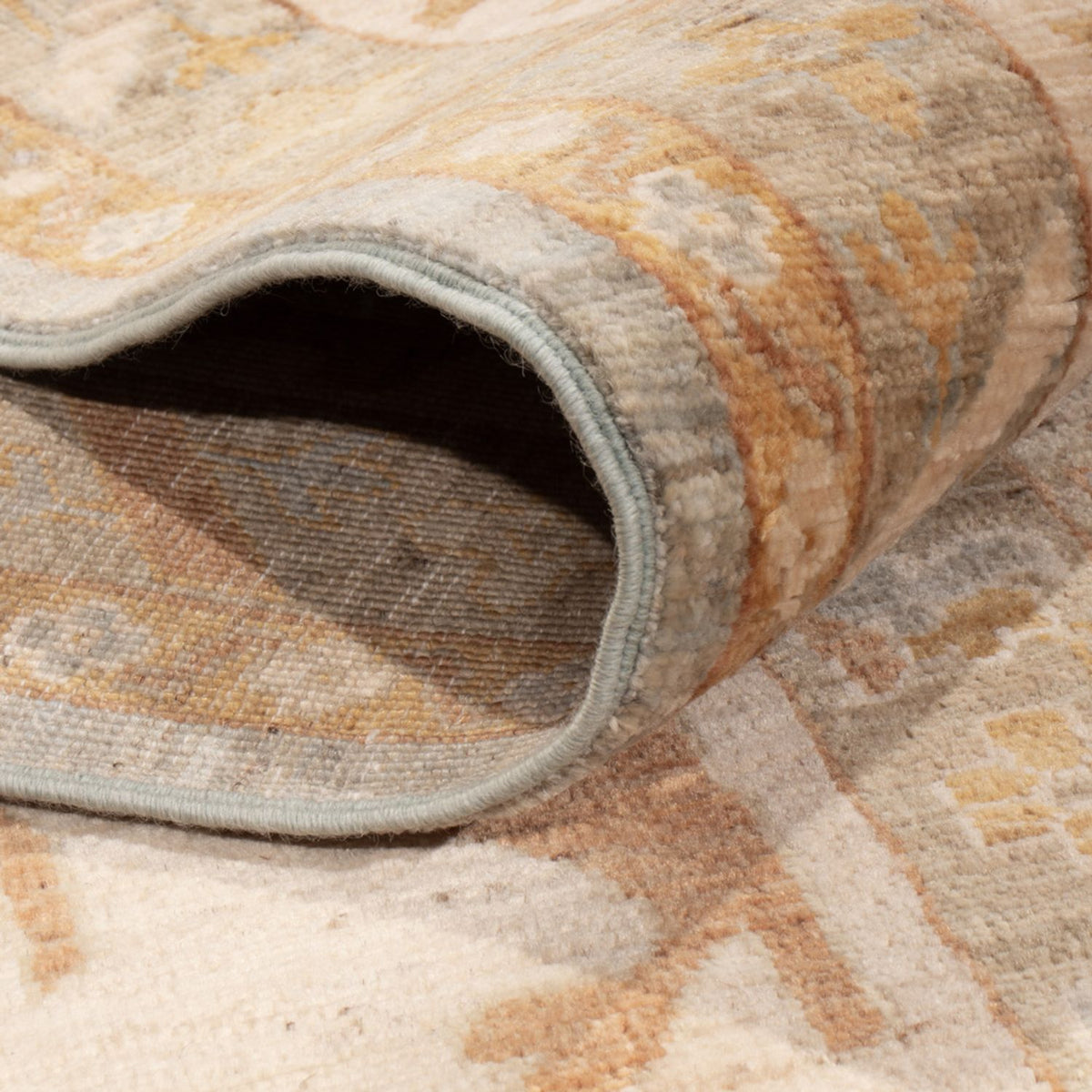 Tapis Ziegler - Usak - 348 x 246 cm - bleu clair