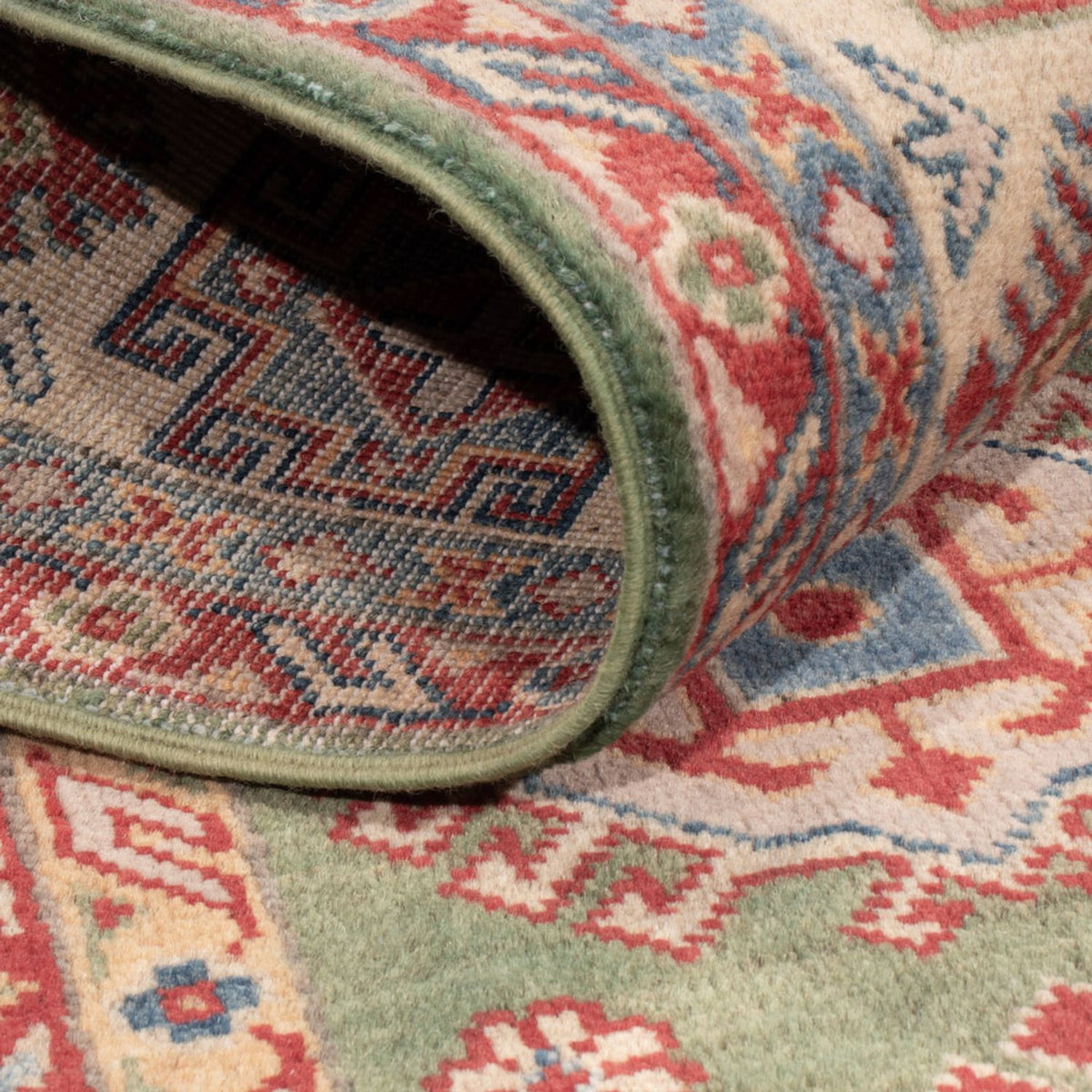 Tapis Ziegler - Kazak - 202 x 150 cm - vert