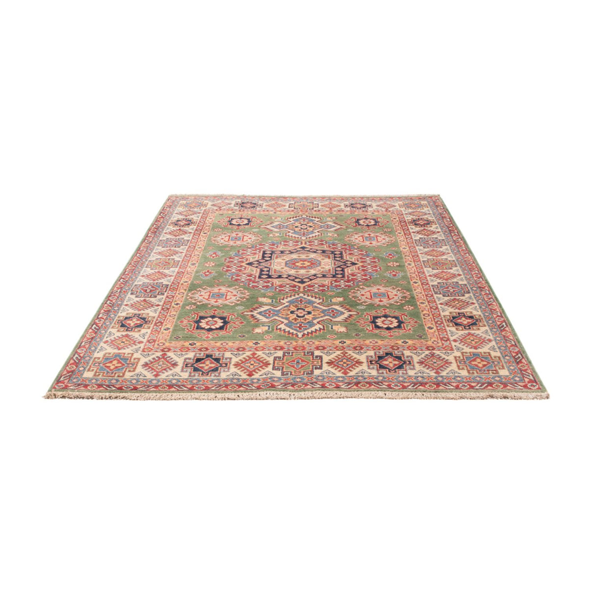 Tapis Ziegler - Kazak - 202 x 150 cm - vert