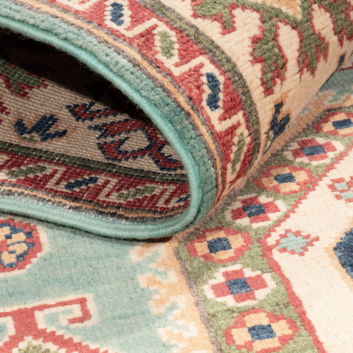 Tapis Ziegler - Kazak - 178 x 120 cm - bleu clair