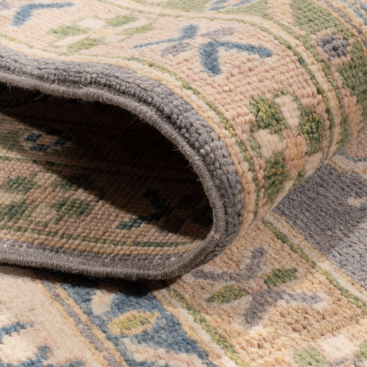 Tapis Ziegler - Kazak - 299 x 201 cm - bleu de mer