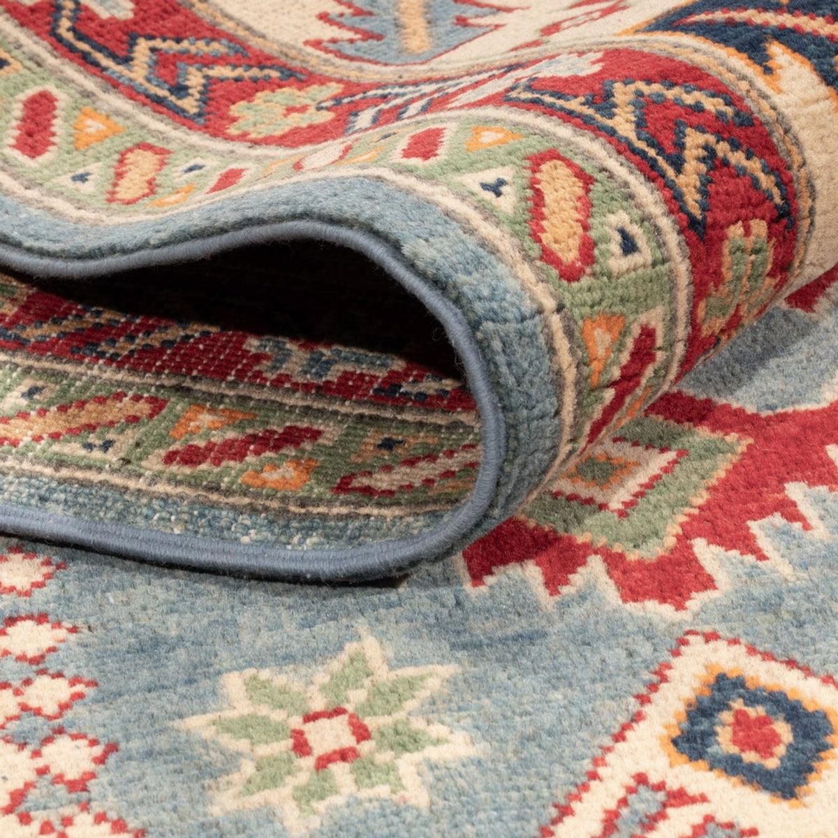 Tapis Ziegler - Kazak - 291 x 203 cm - bleu