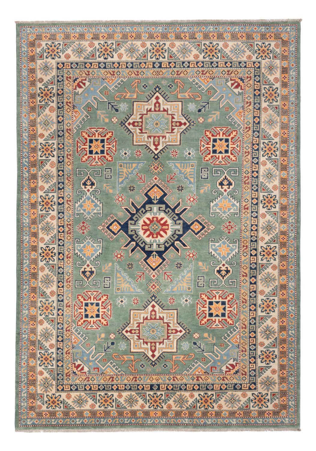 Tapis Ziegler - Kazak - 297 x 211 cm - vert