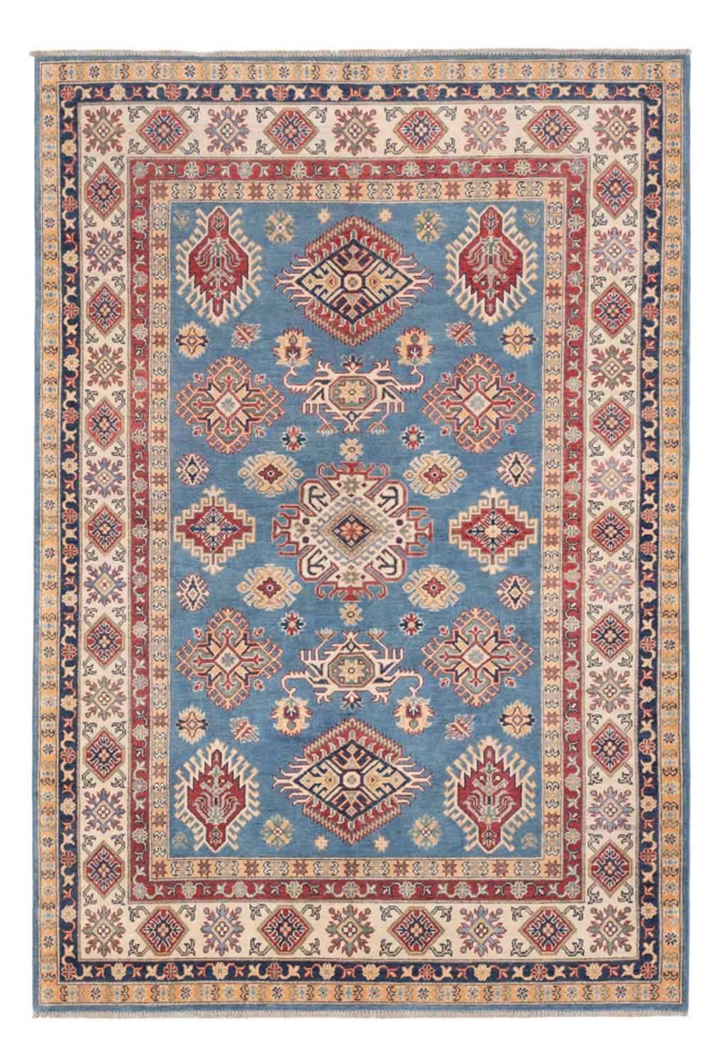 Tapis Ziegler - Kazak - 276 x 185 cm - bleu