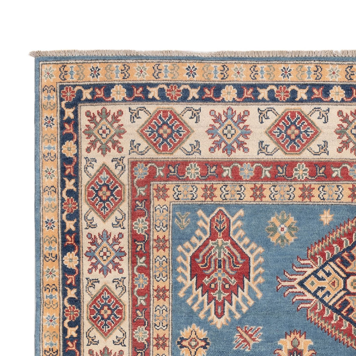 Tapis Ziegler - Kazak - 276 x 185 cm - bleu