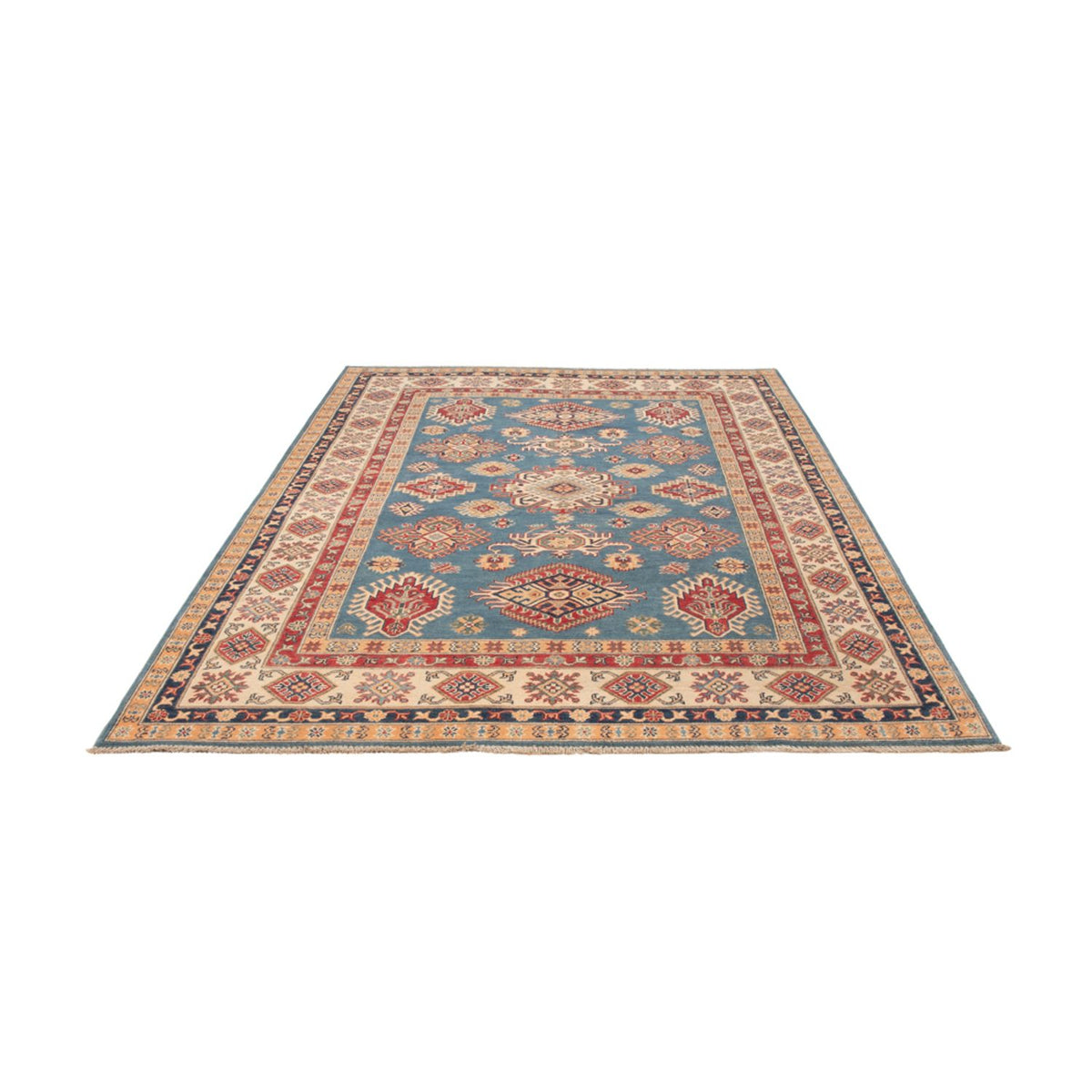 Tapis Ziegler - Kazak - 276 x 185 cm - bleu