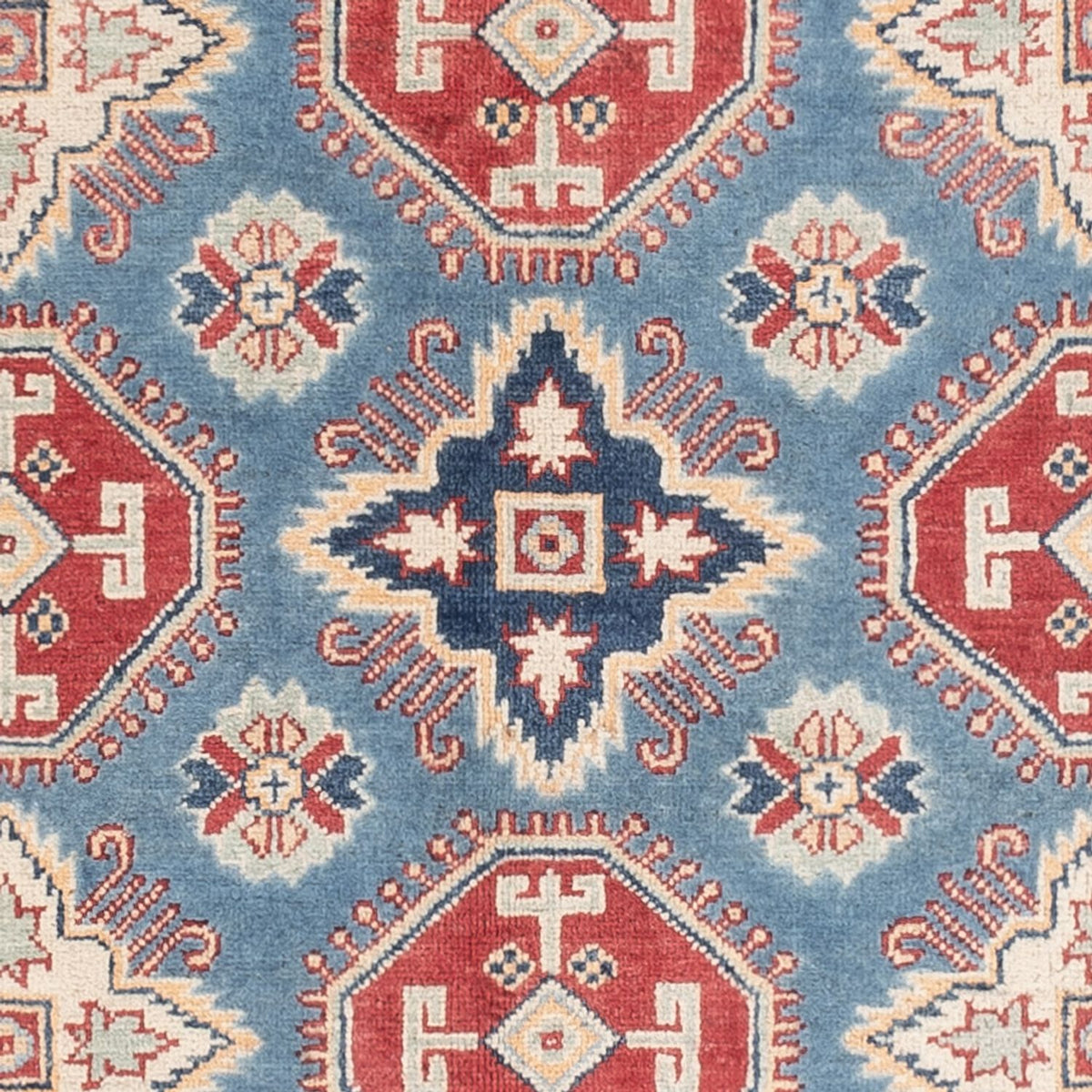 Tapis Ziegler - Kazak - 203 x 148 cm - bleu