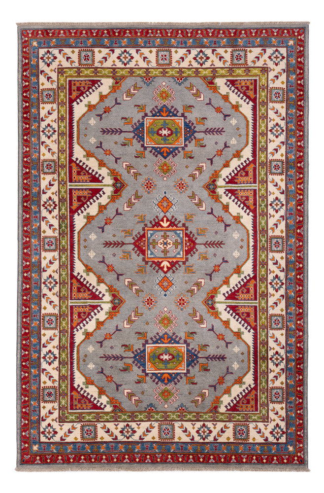 Tapis Ziegler - Kazak - 298 x 200 cm - bleu ciel