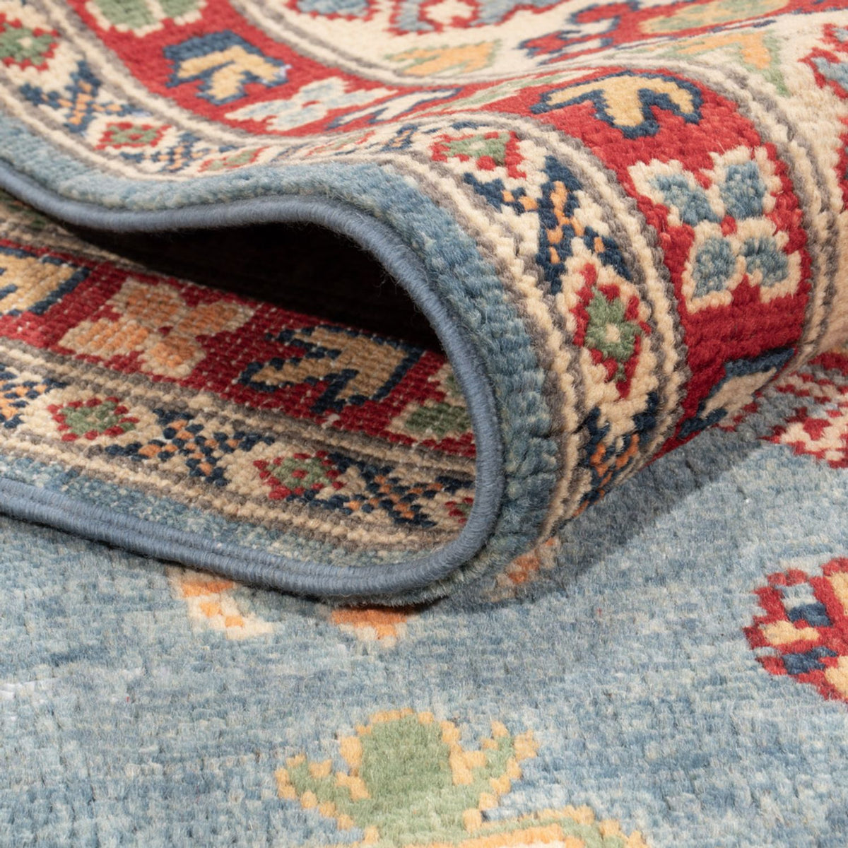 Tapis Ziegler - Kazak - 202 x 153 cm - bleu