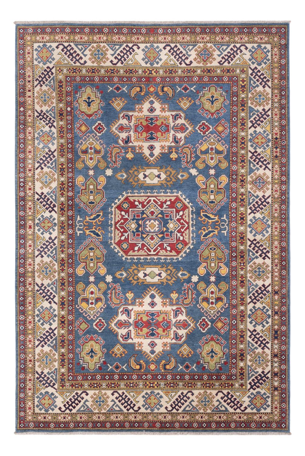Tapis Ziegler - Kazak - 296 x 198 cm - bleu