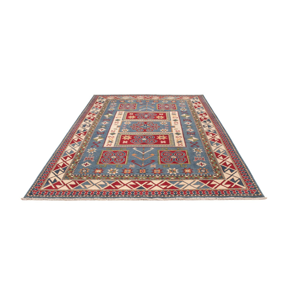 Tapis Ziegler - Kazak - 302 x 197 cm - bleu