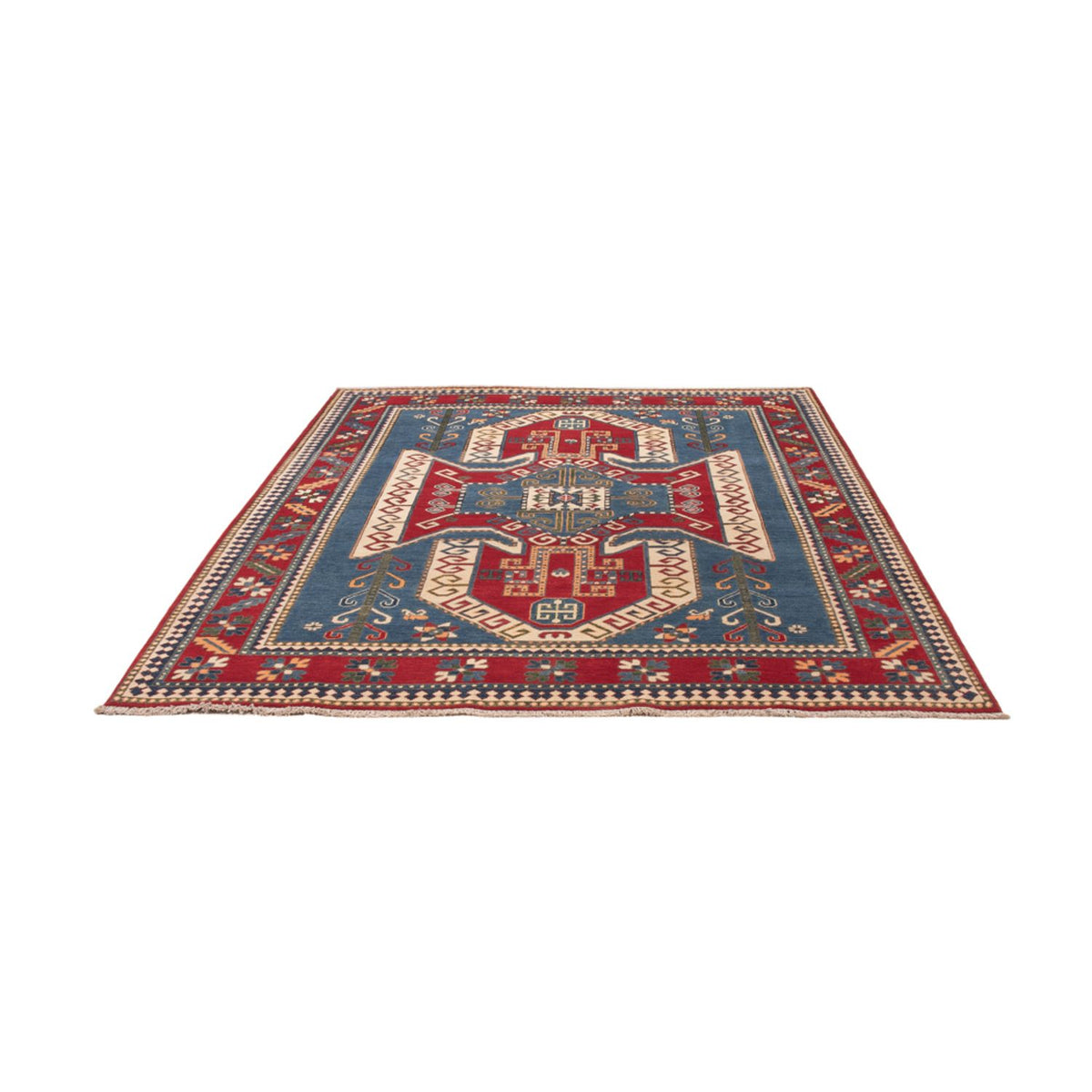 Tapis Ziegler - Kazak - 227 x 178 cm - multicolore