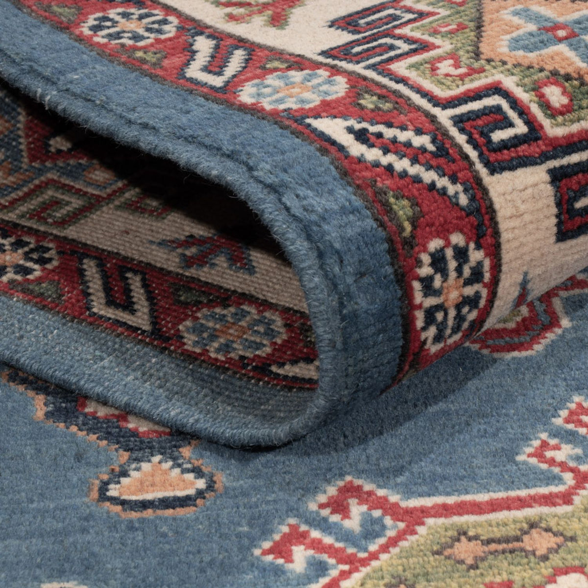 Tapis Ziegler - Kazak - 240 x 167 cm - bleu