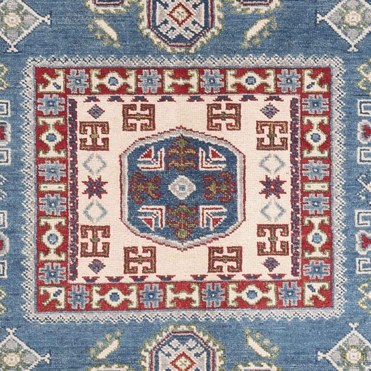 Tapis Ziegler - Kazak - 197 x 149 cm - bleu